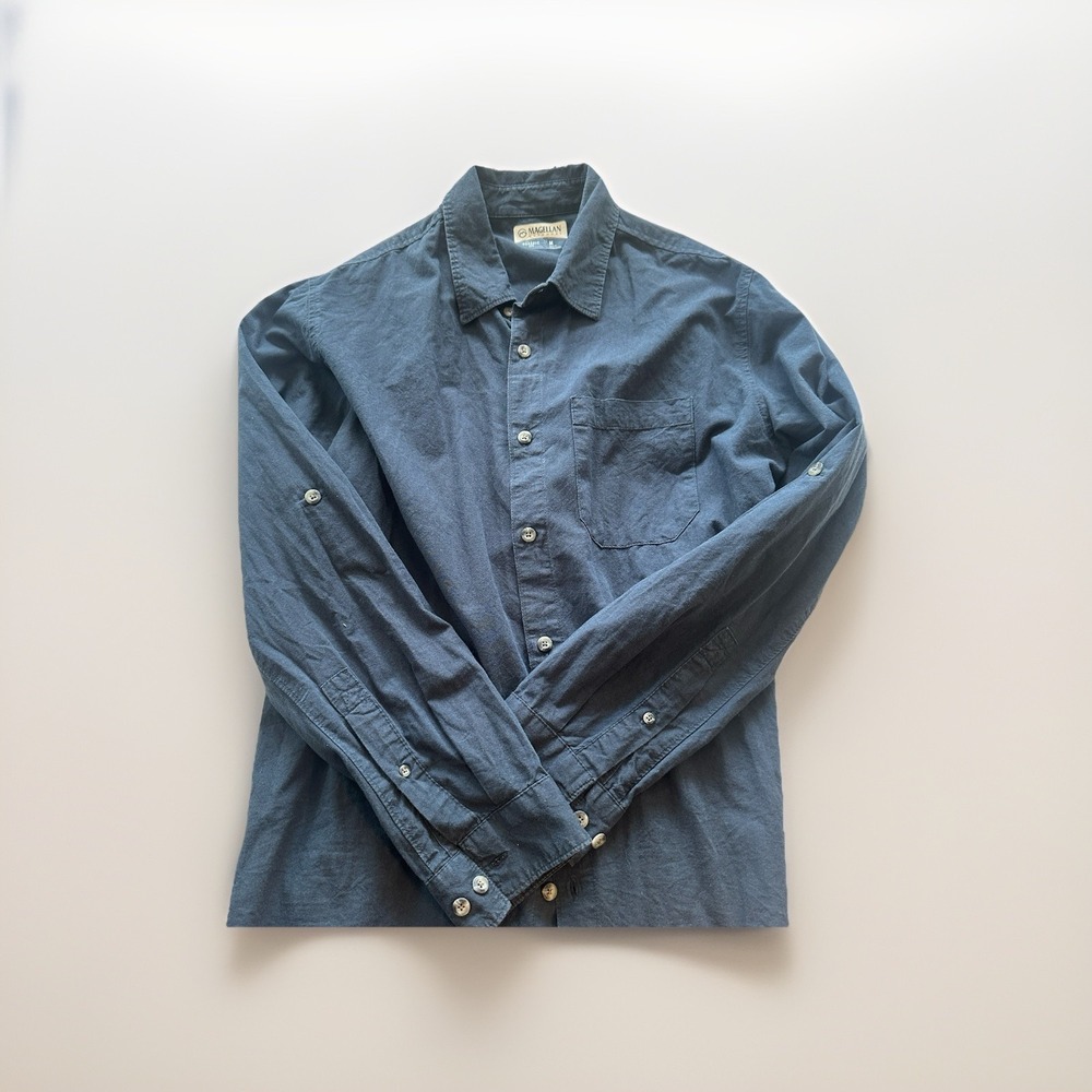 Magellan Outdoors Mens Shirt Fish Gear Classic Fit Moisture Wicking Size Medium